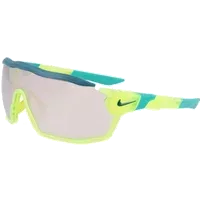 Nike Unisex Nike NIKE SHOW X RUSH E DZ7369 702 Sonnenbrillen Plastik Gelb Braun Maske Gespiegelt bei vibequelle