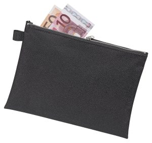 Bank- / Transporttasche – für A5, Stoff, schwarz – Veloflex bei vibequelle