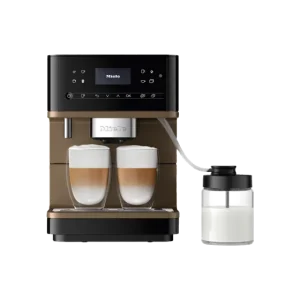 Miele CM 6360 MilkPerfection Obsidianschwarz Kaffeevollautomat – Kupfer bei vibequelle