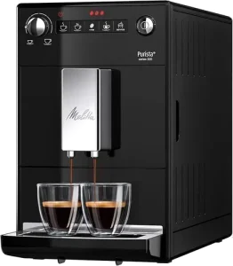 Melitta Purista – Kaffeevollautomat mit Lieblingskaffee-Funktion schwarz bei vibequelle