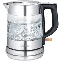 SEVERIN Glas-Wasserkocher WK 3468, 1,0 Liter, Edelstahl bei vibequelle