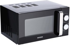 SEVERIN MW 7761 Mikrowelle 800 W schwarz, edelstahl bei vibequelle