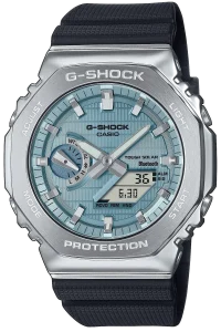 Casio Herrenuhr G-Shock Solar Bluetooth Graublau GBM-2100A-1A2ER bei vibequelle