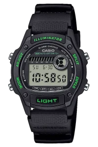 Casio Quarzuhr Alarm-Chrono für Damen und Jugendliche W-220H-1A3VEF bei vibequelle