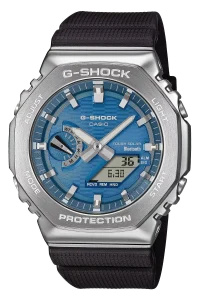 Casio Herrenuhr G-Shock Solar Bluetooth Blau GBM-2100A-2BER bei vibequelle
