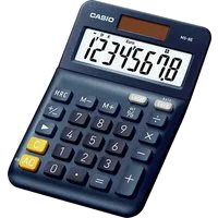 CASIO MS-8E Tischrechner blau bei vibequelle