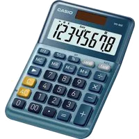 CASIO MS-80E Tischrechner blau bei vibequelle