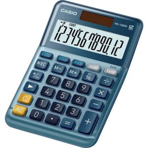 CASIO MS-120EM Tischrechner blau bei vibequelle