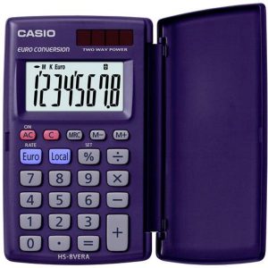 CASIO HS-8VERA Taschenrechner dunkelblau bei vibequelle