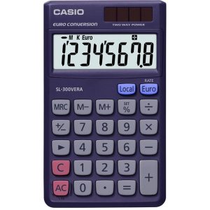CASIO SL-300VERA Taschenrechner dunkelblau bei vibequelle