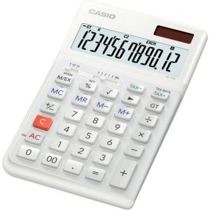CASIO JE-12E-WE Tischrechner weiß bei vibequelle