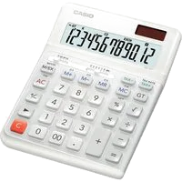 CASIO DE-12E-WE Tischrechner weiß bei vibequelle