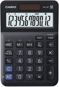 CASIO MS-20F Tischrechner schwarz bei vibequelle