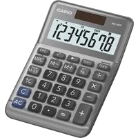 CASIO MS-80F Tischrechner grau bei vibequelle