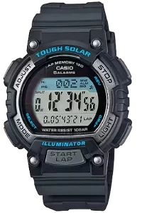 Sportuhr Casio digitale schwarze robuste Ausféhrung bei vibequelle