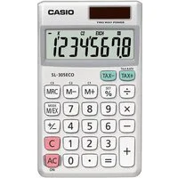 CASIO SL-305ECO Taschenrechner silber bei vibequelle