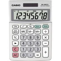 CASIO MS-88ECO Tischrechner silber bei vibequelle