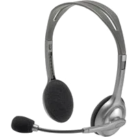 Headset H110 Stereo – silber – Logitech bei vibequelle