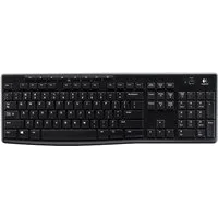 Logitech K270 Wireless Keyboard Funk Tastatur Deutsch, QWERTZ Schwarz Spritzwassergeschützt bei vibequelle