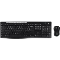 Logitech MK270 Tastatur-Maus-Set kabellos schwarz, grau bei vibequelle
