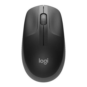 Logitech Funkmaus M 190, 3 Tasten und Scrollrad, 1000 dpi, bis 10 m, USB-A, inkl. Batterie, anthrazit bei vibequelle