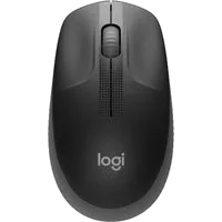 Logitech Funkmaus M 190, 3 Tasten und Scrollrad, 1000 dpi, bis 10 m, USB-A, inkl. Batterie, anthrazit bei vibequelle
