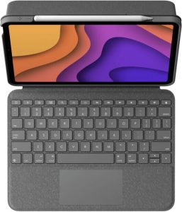 Logitech FOLIO TOUCH Tablet-Tastatur grau geeignet für Apple iPad Air 4. Gen (2020), Apple iPad Air 5. Gen (2022), Apple iPad Air 11″ (M2), Apple iPad Air 11″ (M3) bei vibequelle
