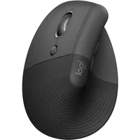 Logitech Lift Left Maus ergonomisch kabellos graphit bei vibequelle