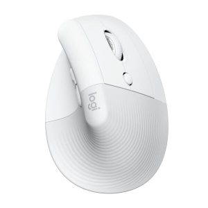 Logitech Lift Maus ergonomisch kabellos weiß bei vibequelle