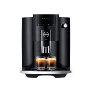 JURA E4 Piano Black (EA) Kaffeevollautomat – Schwarz bei vibequelle