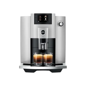 JURA E6 Platin (EC) Kaffeevollautomat – Grau bei vibequelle
