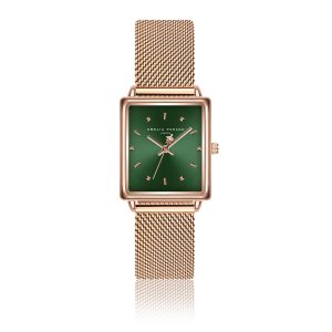 Quarzuhr AMELIA PARKER “AE9-B028R”, rosa (rose gold), Armbanduhren, Damen, Quarzuhr bei vibequelle