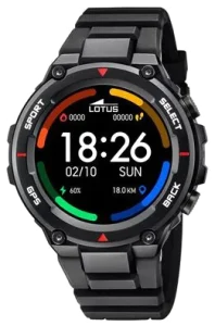Smartwatch Lotus Watch Digitaluhr Sportuhr black GPS 50024/4 bei vibequelle
