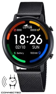 Smartwatch Lotus Sportuhr Edelstahlarmband schwarz 50043/1 bei vibequelle