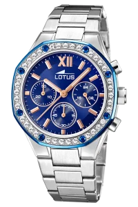 Lotus Damenuhr Chronograph Excellent Blau 18872/2 bei vibequelle
