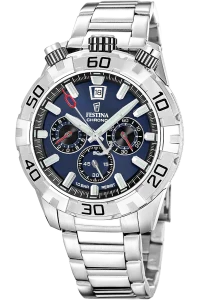 Festina Herrenuhr Bullhead Dunkelblau mit Stahlband F20743/1 bei vibequelle