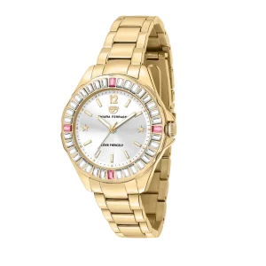 CHIARA Ferragni â Frau â R1953101502 â Sportuhr aus Gelbgold mit Baguette-Zirkonen, 3 bei vibequelle