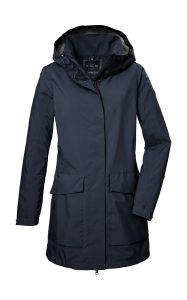 Softshellparka “GS 95 WMN SFTSHLL PRK”, Damen, Gr. 36, blau (navy), Oberseite: 100% Polyester.Rückseite: 100% Polyester, G.I.G.A. DX BY KILLTEC, Jacken, Wasser- und windabweisender, atmungsaktiver Softshellparka