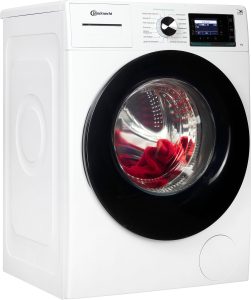 BAUKNECHT Waschmaschine “B6R 88E SILENCE DE”, Energieeffizienz: A (A-G), weiß, B:59,9cm H:85cm T:61cm, Waschmaschinen, Dampfprogramm, besonders leise, Vollwasserschutz