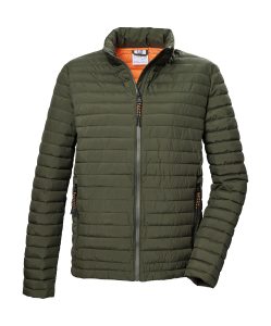 Steppjacke “GS 85 MN QLTD JCKT”, Herren, Gr. L, grün (olivgrün), Obermaterial: 100% Polyester.Futter: 100% Polyester.Füllung: 100% Polyester, G.I.G.A. DX BY KILLTEC, Jacken Steppjacke, leichte, winddichte und wasserabweisende Herrenjacke