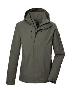 Funktionsjacke “GS 59 MN JCKT”, Herren, Gr. L, grün (olivgrün), Obermaterial: 100% Polyester.Futter: 100% Polyester, G.I.G.A. DX BY KILLTEC, Jacken Funktionsjacke, Herrenjacke im urbanen Look, wasser- und winddicht, atmungsaktiv