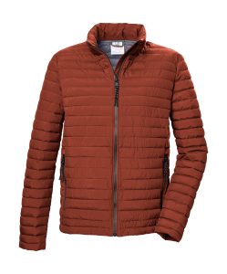 Steppjacke “GS 85 MN QLTD JCKT”, Herren, Gr. L, rot (rostrot), Obermaterial: 100% Polyester.Futter: 100% Polyester.Füllung: 100% Polyester, G.I.G.A. DX BY KILLTEC, Jacken Steppjacke, leichte, winddichte und wasserabweisende Herrenjacke