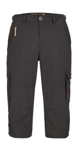 3/4-Hose “GS 35 MN PNTS”, Herren, Gr. 50, Normalgrößen, grau (anthrazit), Obermaterial: 92% Polyester, 8% Elasthan.Futter: 90% Polyester, 10% Baumwolle, G.I.G.A. DX BY KILLTEC, Hosen, Leichte, schnelltrocknende 3/4 Hose mit verstellbarem Bund und Taschen