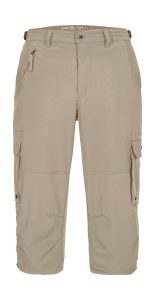 3/4-Hose “GS 35 MN PNTS”, Herren, Gr. 58, Normalgrößen, grau (stein), Obermaterial: 92% Polyester, 8% Elasthan.Futter: 90% Polyester, 10% Baumwolle, G.I.G.A. DX BY KILLTEC, Hosen, Leichte, schnelltrocknende 3/4 Hose mit verstellbarem Bund und Taschen