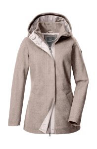 Funktionsjacke “GW 78 WMN JCKT”, Damen, Gr. 36, beige (hellbeige), Oberseite: 100% Polyester.Rückseite: 100% Polyester.Futter: 100% Polyester, G.I.G.A. DX BY KILLTEC, Jacken Funktionsjacke, Wärmende, windabweisende Jacke mit 2-Wege-Reißverschluss