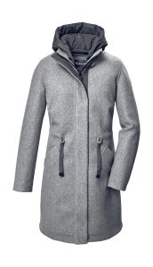 Parka “GW 46 WMN PRK”, Damen, Gr. 36, blau (navy), Oberseite: 100% Polyester.Rückseite: 100% Polyester.Obermaterial 2: 100% Polyester.Futter: 100% Polyester.Füllung: 100% Polyester, G.I.G.A. DX BY KILLTEC, Jacken Parka, Vielseitiger Damen Parka, 2-Wege-Reißverschluss, abnehmbare Kapuze