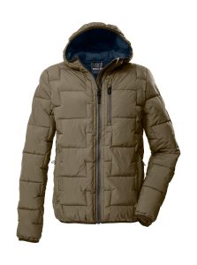 Steppjacke “GW 72 MN QLTD JCKT”, Herren, Gr. L, schlamm, Obermaterial: 100% Polyester.Futter: 100% Polyester.Füllung: 100% Polyester, G.I.G.A. DX BY KILLTEC, Jacken Steppjacke, Wasserabweisende Herren Steppjacke mit 10.000 mm Wassersäule