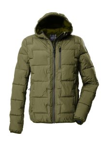 Steppjacke “GW 72 MN QLTD JCKT”, Herren, Gr. L, grün (olivgrün), Obermaterial: 100% Polyester.Futter: 100% Polyester.Füllung: 100% Polyester, G.I.G.A. DX BY KILLTEC, Jacken Steppjacke, Wasserabweisende Herren Steppjacke mit 10.000 mm Wassersäule