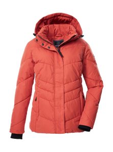 Steppjacke “GW 59 WMN QLTD JCKT”, Damen, Gr. 36, apricot, Obermaterial: 100% Polyester.Futter: 100% Polyester.Füllung: 100% Polyester, G.I.G.A. DX BY KILLTEC, Jacken Steppjacke, Wasserabweisende, winddichte Steppjacke mit abnehmbarer Kapuze