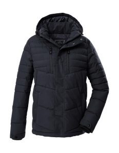 Steppjacke “GW 69 MN QLTD JCKT”, Herren, Gr. L, navy, Obermaterial: 88% Polyester, 12% Baumwolle.Futter: 100% Polyester.Füllung: 100% Polyester, G.I.G.A. DX BY KILLTEC, Jacken Steppjacke, Wasserabweisende Herrenjacke, 8.000 mm Wassersäule, abnehmbare Kapuze